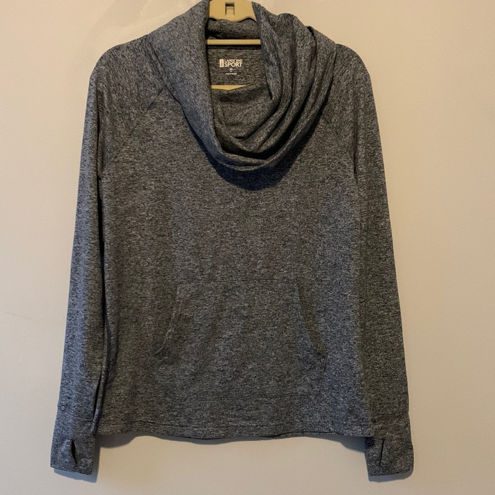 Lands’ End Cowl Neck Top